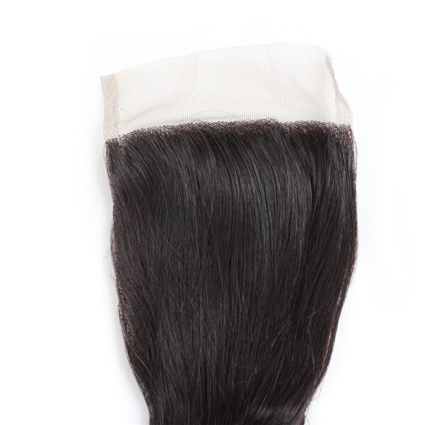 Loose wave remy human hair 4x4 lace closure