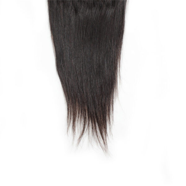 Straight remy human hair 4x4 lace closure