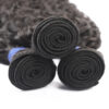 Water wave natural black remy human hair weave bundles