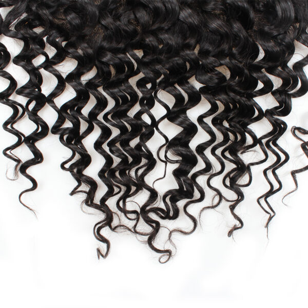 Deep wave human hair 13x4 lace frontal