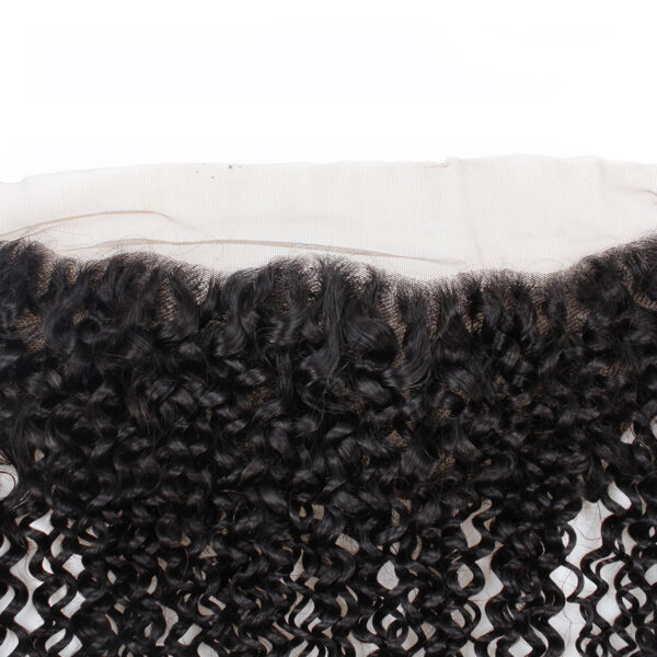 Curly Remy human hair 13x4 lace frontal