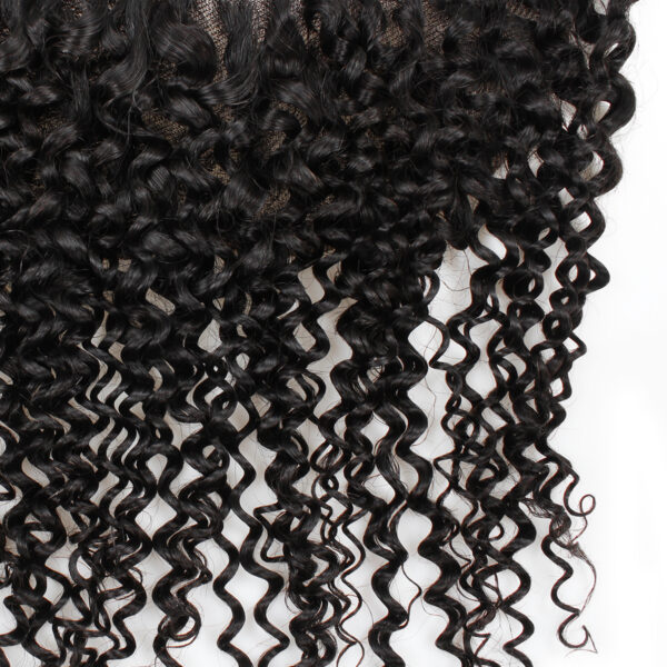 Curly Remy human hair 13x4 lace frontal