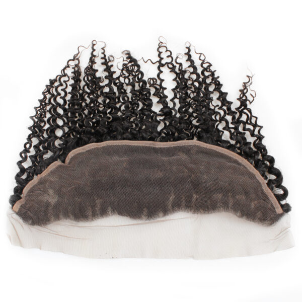 Curly Remy human hair 13x4 lace frontal