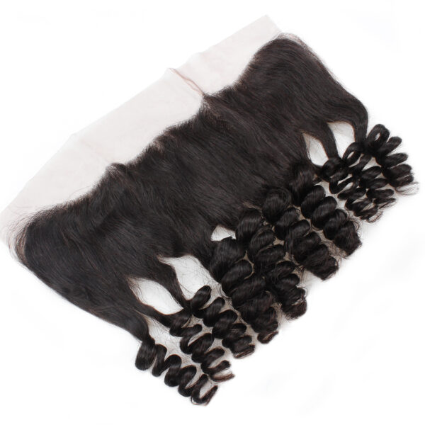 Loose wave remy human hair 13x4 lace frontal