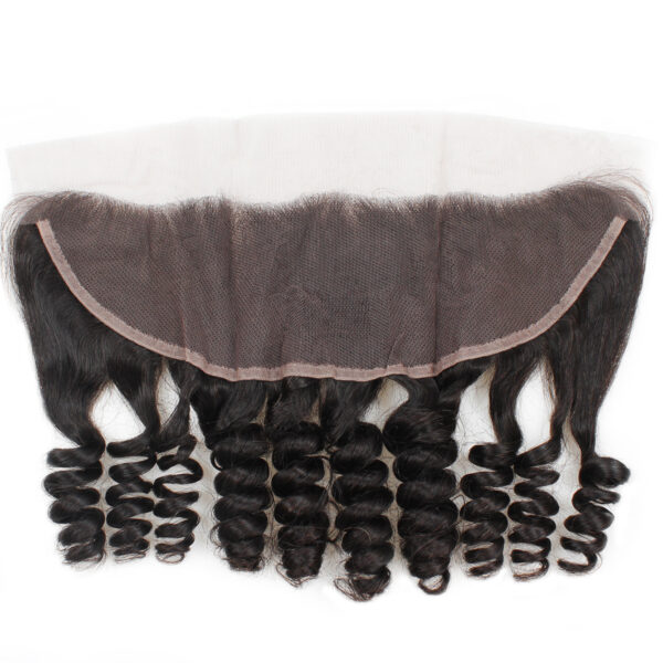 Loose wave remy human hair 13x4 lace frontal