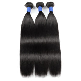 Straight virgin human hair bundles – 3 pcs hair weaves