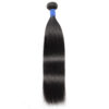 Straight natural black remy human hair weave bundles