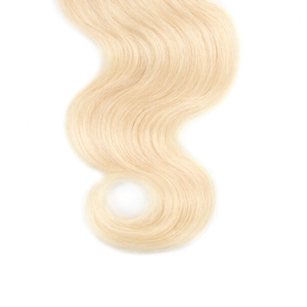 613# blonde remy human hair weave bundles-body wave & straight