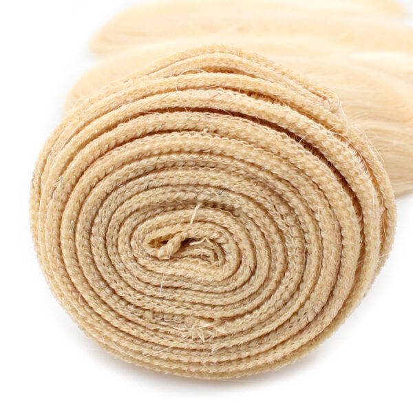 613# blonde remy human hair weave bundles-body wave & straight
