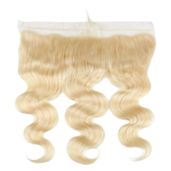 613# blonde lace frontal-straight & body wave frontal