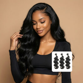Body wave virgin remy human hair bundles – 3 Pcs/pack hair weaves
