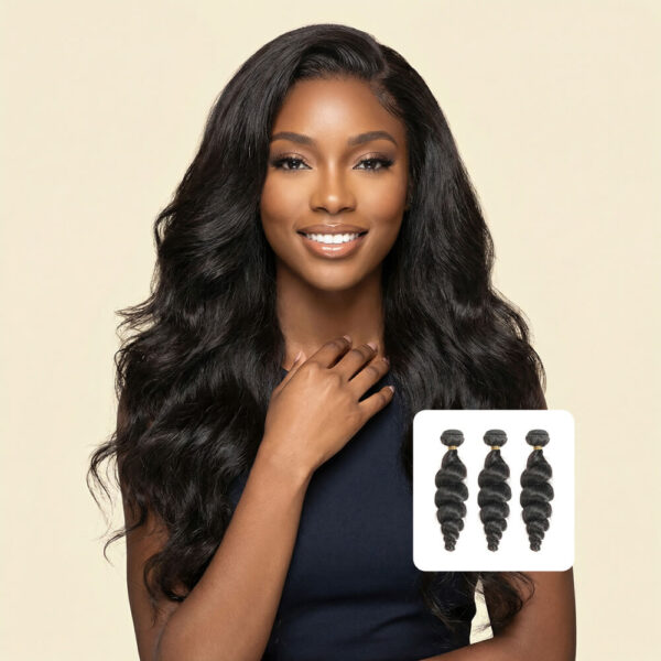 loose wave remy human hair bundles
