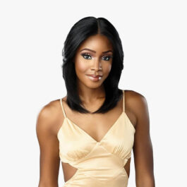 16 inch wig – 180% density virgin remy human hair glueless HD lace front & closure wigs