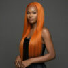 Ginger orange HD lace front wig