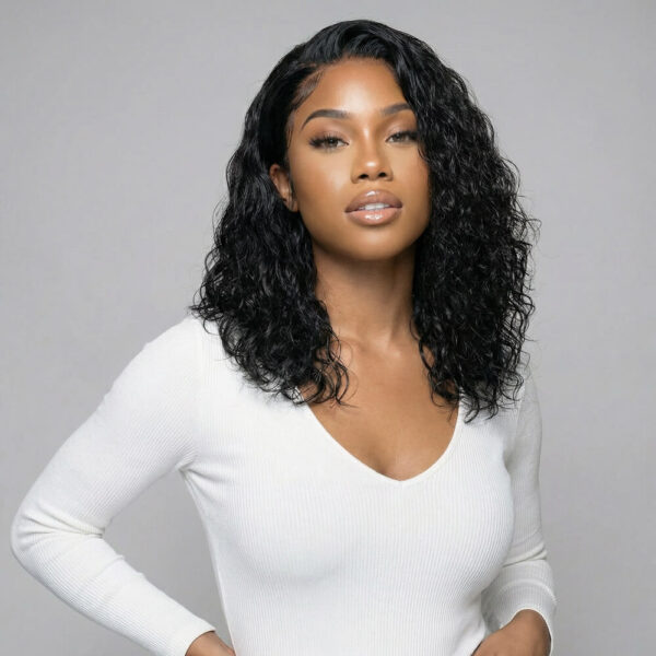 Loose wave bob wig - short virgin remy human hair lace wigs