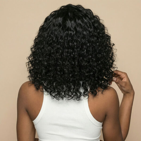 Water wave bob wig - short virgin remy human hair lace wigs