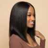 Yaki straight bob wig - short virgin remy human hair 13x4 - 4x4 lace wigs