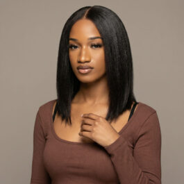 Yaki straight bob wig – short virgin remy human hair 13×4/4×4 lace wigs