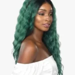 Green lace front wig-glueless 150% density 13x4 human hair lace wigs