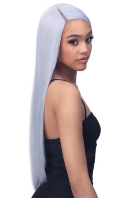 Silver lace front wig-glueless 150% density human hair 13×4 lace wigs