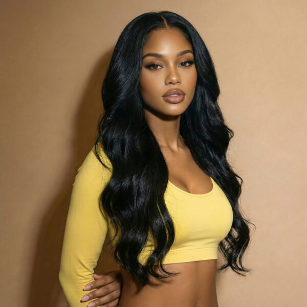 Body wave 360 lace wig - virgin remy human hair wig for black women for sale