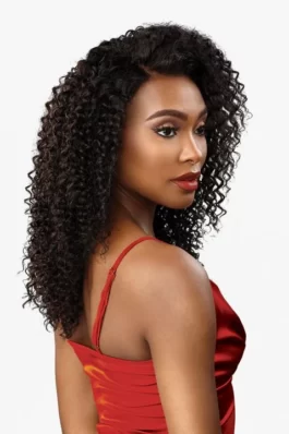 Glueless kinky curly 13 x 4 HD lace front wig – 150% density human hair wear & go lace wigs