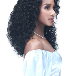 Glueless water wave 13 x 4 HD lace front wig – 180% density virgin remy human hair wear & go lace wigs