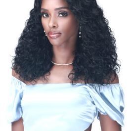 Glueless water wave 13 x 4 HD lace front wig – 180% density virgin remy human hair wear & go lace wigs