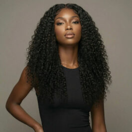 Kinky curly 360 lace wig – virgin remy human hair wig for sale