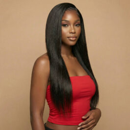 Straight 360 lace wig – virgin remy human hair wig for sale