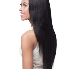 Straight full lace wig – virgin remy human hair wig for black women for sale