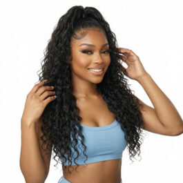 Water wave 360 lace wig – virgin remy human hair wig for sale