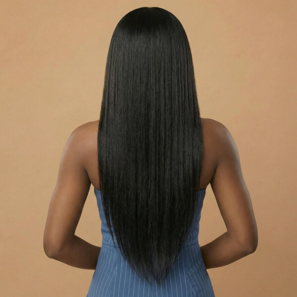 Yaki Straight 360 lace wig - virgin remy human hair wig for black women for sale