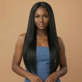 Yaki Straight 360 lace wig – virgin remy human hair wig for sale