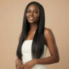 Yaki straight 13 x 4 HD lace front wig - glueless density virgin remy human hair wear go lace wigs