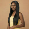 Yaki straight full lace wig - virgin remy human hair wig for black women for sale