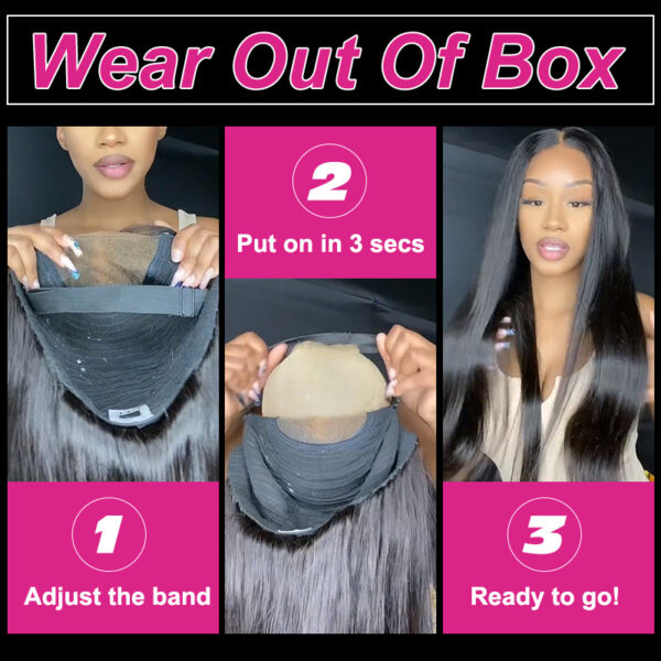 human hair glueless lace wigs