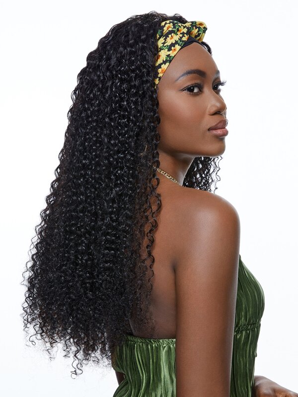 Glueless curly headband wig - glueless human hair wig