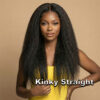 Kinky Straight human hair lace wigs