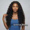 Loose Deep human hair lace wigs