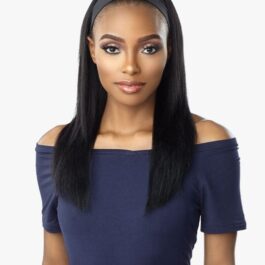 Straight headband wig – glueless virgin remy human hair wig