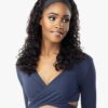 Throw on & go deep wave glueless headband wig - human hair wig