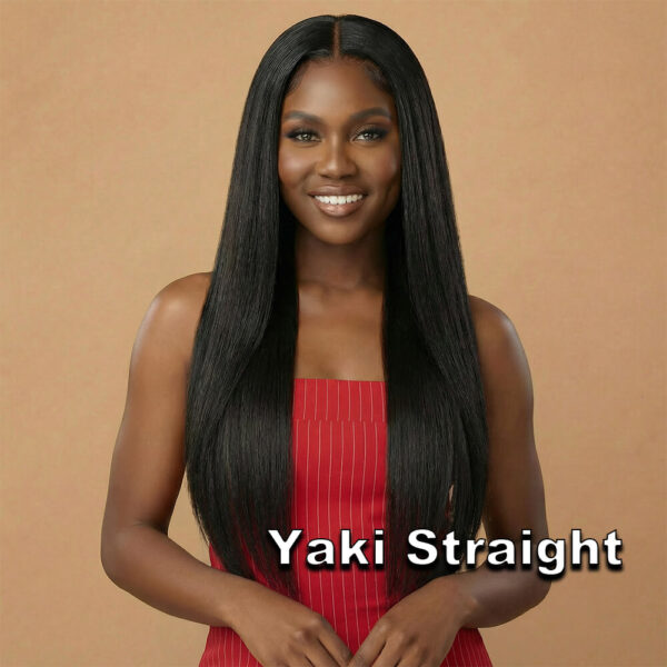 Yaki Straight human hair lace wigs