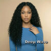 deep wave human hair lace wigs