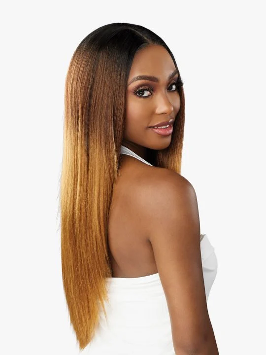 Glueless 150% density human hair ombre 13x4 lace front wig