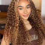 Glueless highlight HD lace wig