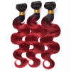 1B BUG# body wave hair weave bundles