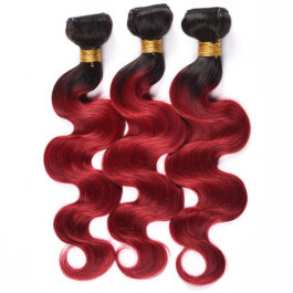 1B BUG# virgin human hair bundles – 3 pcs hair weaves