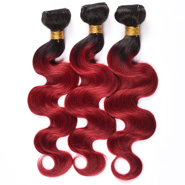 1B BUG# body wave hair weave bundles
