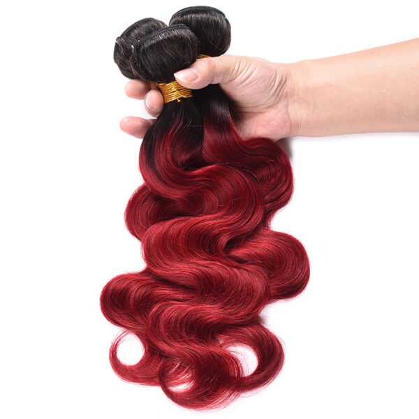 1B BUG# body wave hair weave bundles